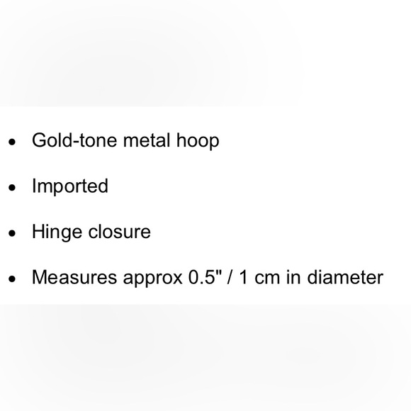 Shashi Cosmo Huggie in Gold - Picture 4 of 4